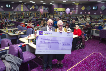 NBG - Jackpot Winner Thomas Durr and wife Ann
