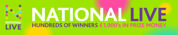 National Live Winners banner